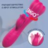 eros orgasmic 360 rotating rabbit vibrator with tongue clit stimulation