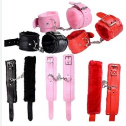 Eros leather bdsm cuffs