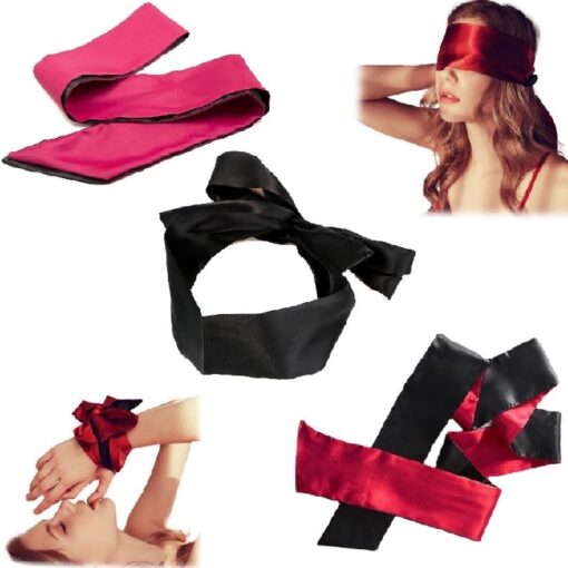 Eros Satin Blindfold Eye Mask Hands Bondage