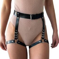 sexy leather body belt bondage strap