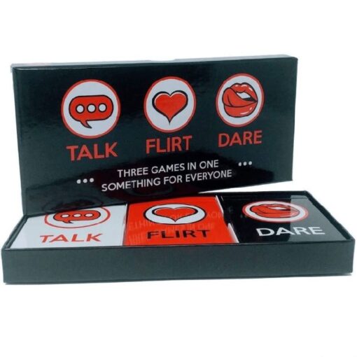 talk flirt dare adult card games