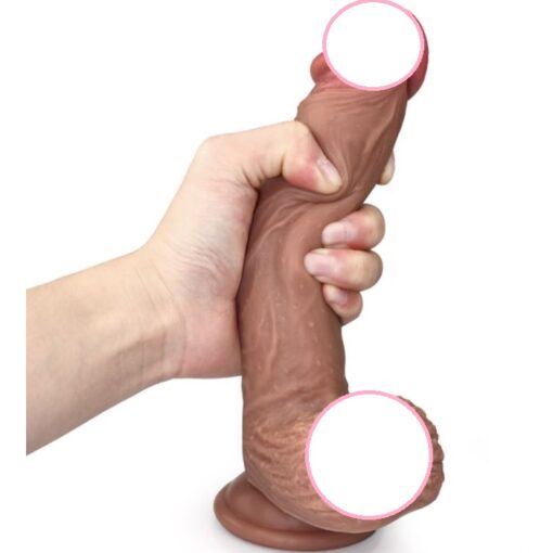 8 Inch Flesh Dildo Realistic Suction Cup Sucker Big Dick