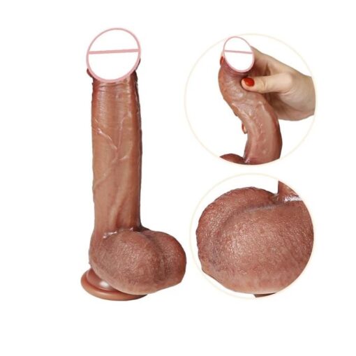 8 Inch Flesh Dildo Realistic Suction Cup Sucker Big Dick