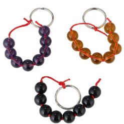 Eros Beaded Glass Anal Plug