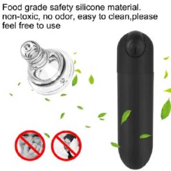 Silicone Waterproof USB rechargeable 10 speed Mini Bullet Vibrator
