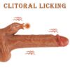Eros 7 Inch Realistic Dildo With Licking Tongue