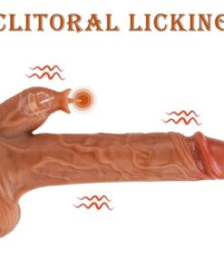 Eros 7 Inch Realistic Dildo With Licking Tongue