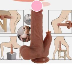 Eros 7 Inch Realistic Dildo With Licking Tongue