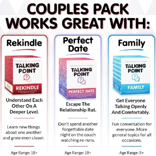 Talking Point Couple Cards Game