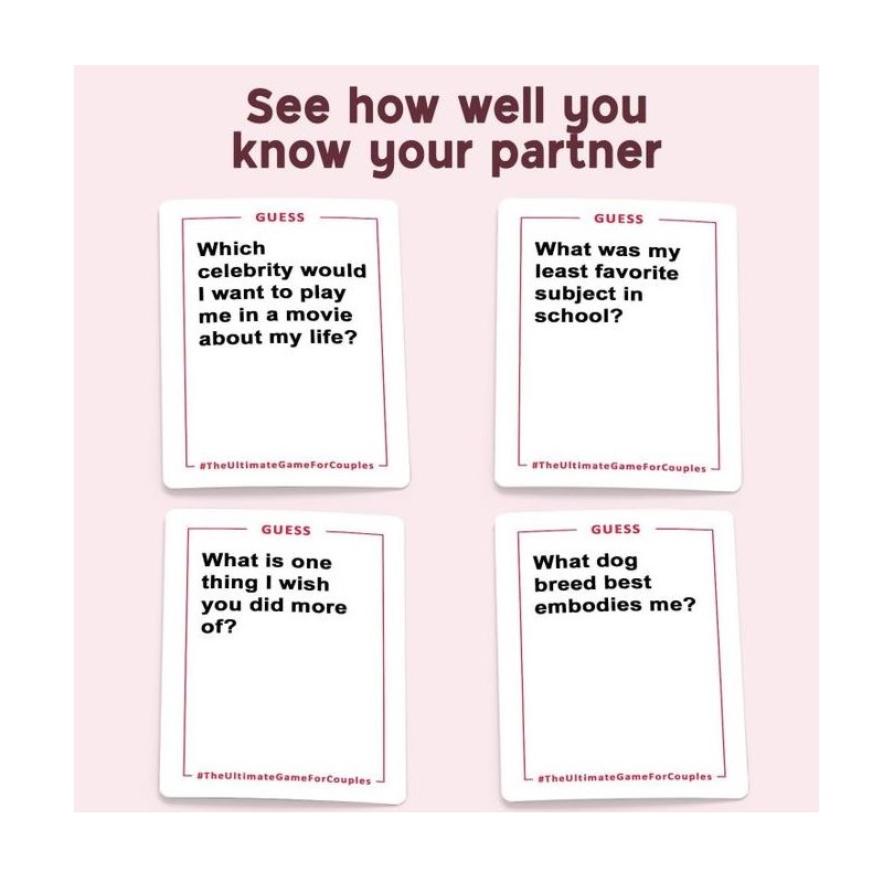 The Ultimate Game for couples card game