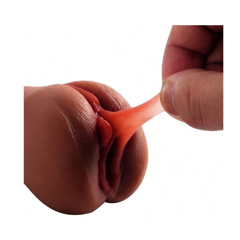 Brown Mini Dummy Male Masturbation Toy 