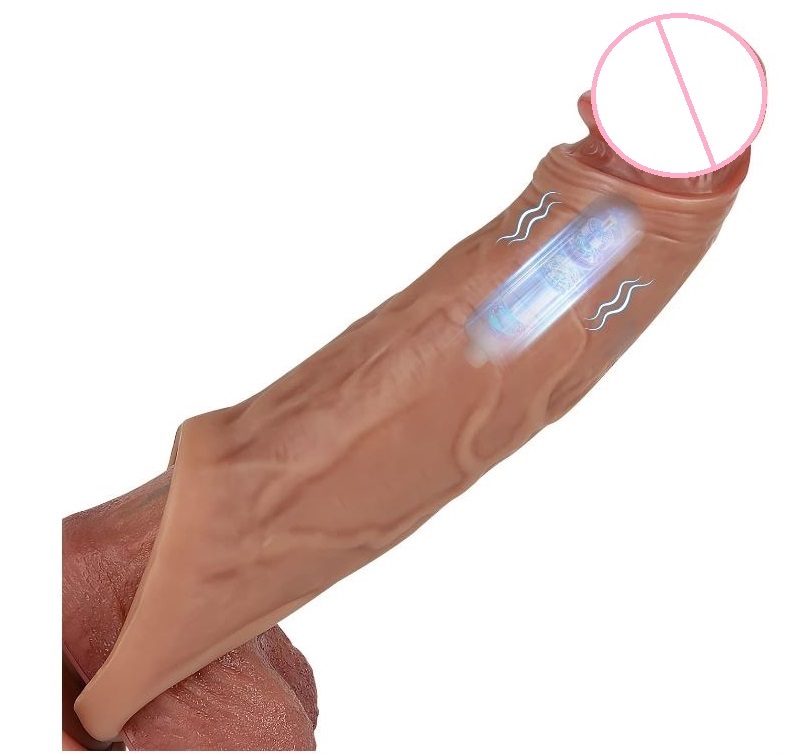 Penis Sleeve Cock Extender Vibrator