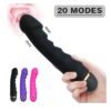 Eros 20 Modes G-Spot Vibrator Silicone Dildo 4 Eros 20 Modes G-Spot Vibrator Silicone Dildo