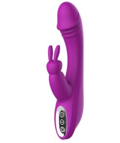 Eros Quality 2 in 1 Rosy Rabbit Vibrator Lady Sex Toy 7 Eros Quality 2 in 1 Rosy Rabbit Vibrator Lady Sex Toy