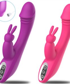 Eros Quality 2 in 1 Rosy Rabbit Vibrator Lady Sex Toy