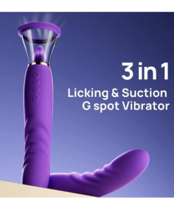 Eros 3 in 1 Magnetic Rechargeable Tongue Sucking Vibrator