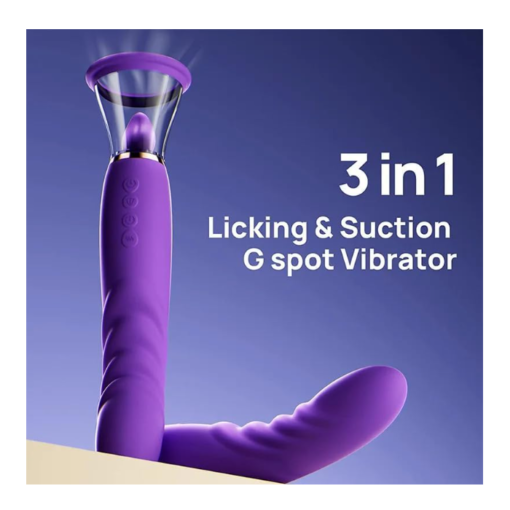 Eros 3 in 1 Magnetic Rechargeable Tongue Sucking Vibrator
