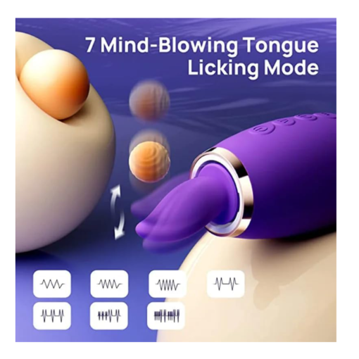 Eros 3 in 1 Magnetic Rechargeable Tongue Sucking Vibrator