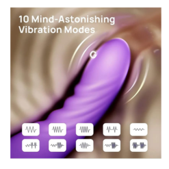 Eros 3 in 1 Magnetic Rechargeable Tongue Sucking Vibrator