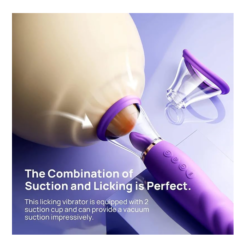 Eros 3 in 1 Magnetic Rechargeable Tongue Sucking Vibrator