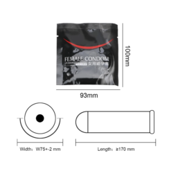 2pcs Female Latex Condom