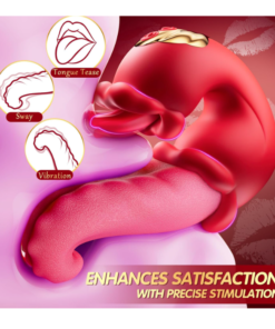 Eros Powerful Dual Tongue Rose Sex Toy