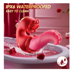 Eros Powerful Dual Tongue Rose Sex Toy