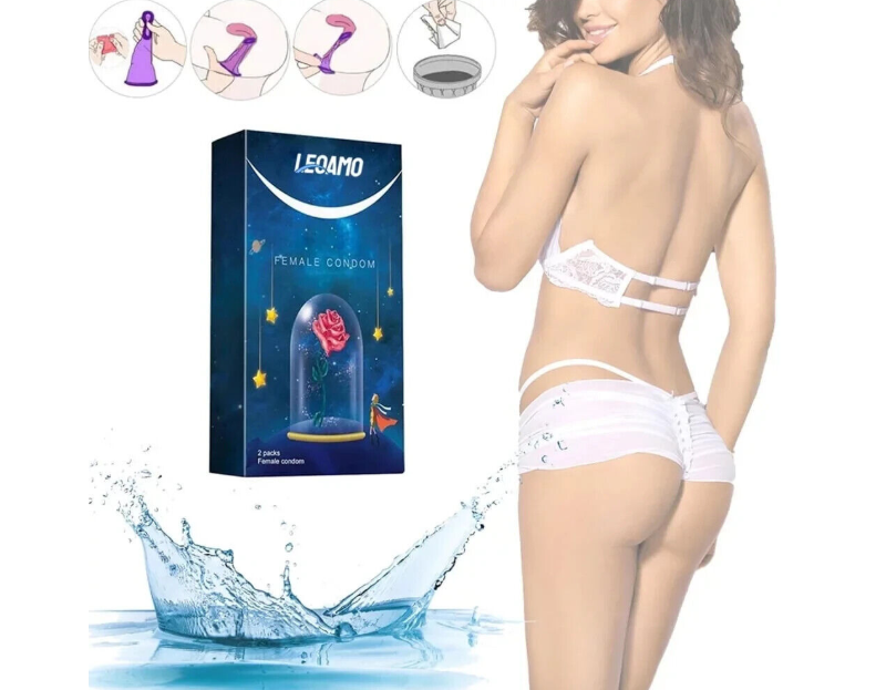 2pcs Female Latex Condom