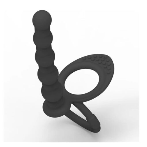 Eros Beaded Anal Plug with Cock Ring
