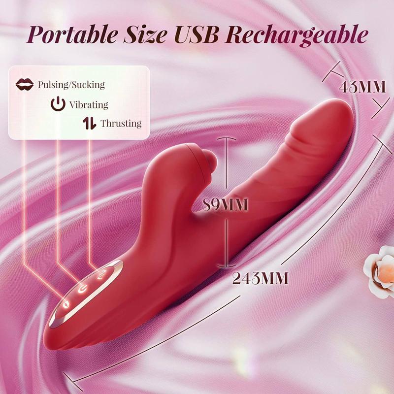 Eros G-Spot Vibrator Tapping Thrusting Vibrator