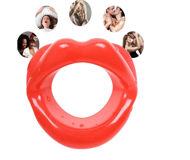 Eros Lips Silicone Open Mouth Gag Bondage Restraint