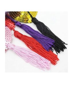 Reusable Nipple Cover Shiny Sequin Silicone Heart-Shaped 4 Reusable Nipple Cover Shiny Sequin Silicone Heart-Shaped