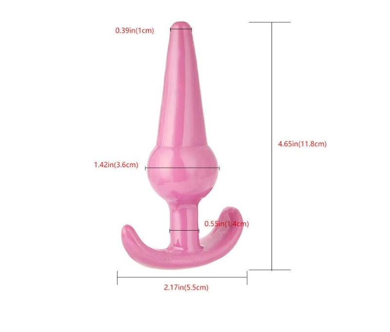 Flexible Silicone Anal Plugs 4 Flexible Silicone Anal Plugs