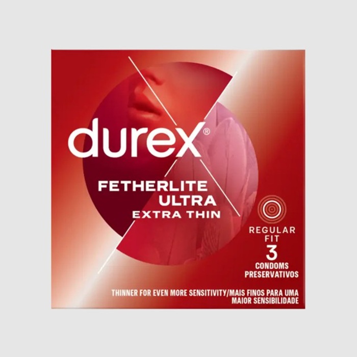 Durex Fetherlite Ultra Extra Thin Condoms 3 Pieces 6 Durex Fetherlite Ultra Extra Thin Condoms 3 Pieces