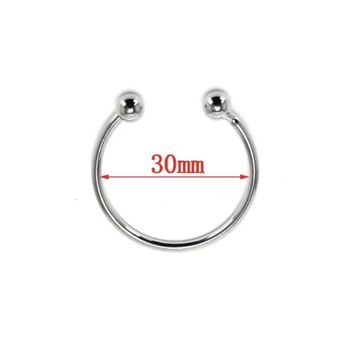 Stainless Steel Dual Ball Penis Cock Ring Delay Ejaculation Sex Toy for Men Sexual Wellness Stainless Steel Dual Ball Penis Cock Ring Delay Ejaculation Sex Toy for Men Sexual Wellness