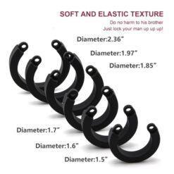 Eros Silicone Male Chastity Cage