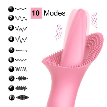Clit Massager Tongue Licking Vibrator 6